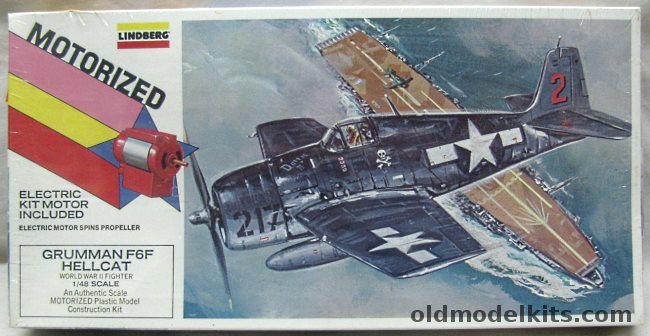 Lindberg 1/48 Motorized F6F Hellcat, 1502 plastic model kit